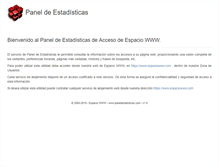 Tablet Screenshot of panelestadisticas.com